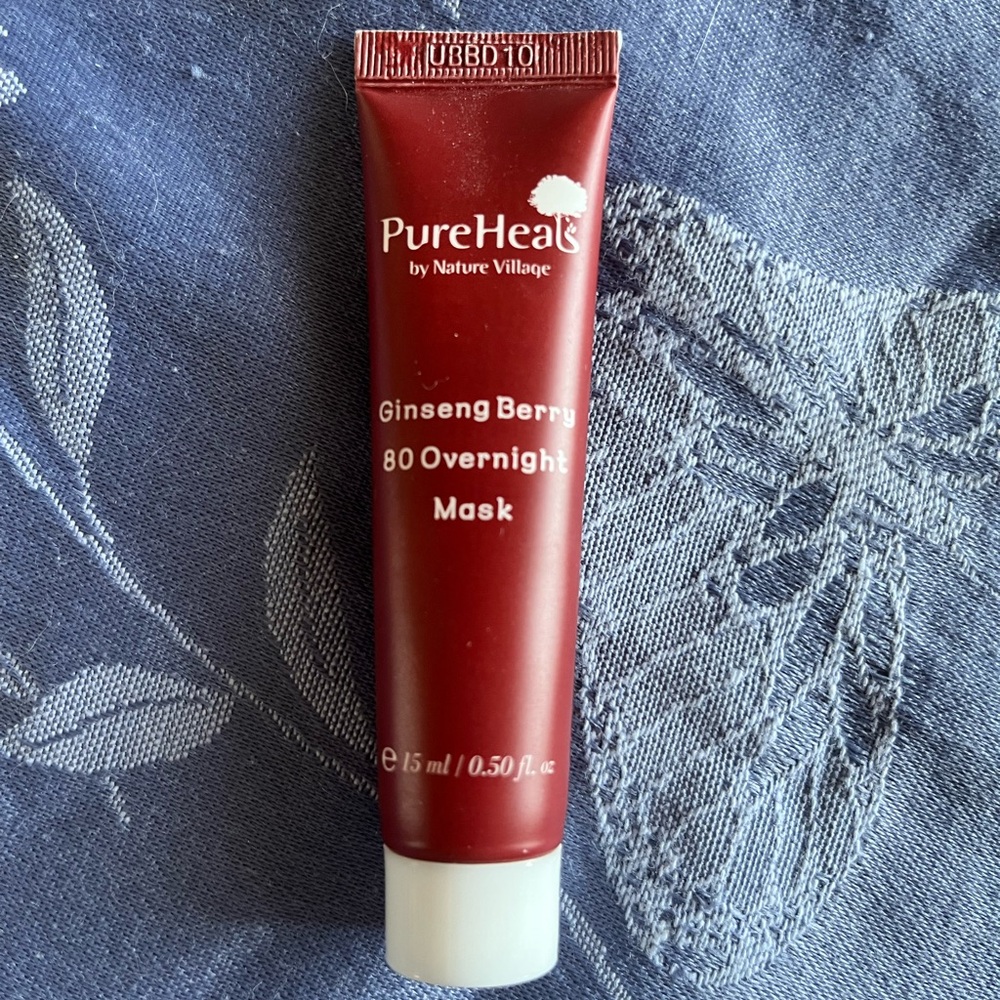PureHeals ginseng berry 80 overnight mask .50fl unopened